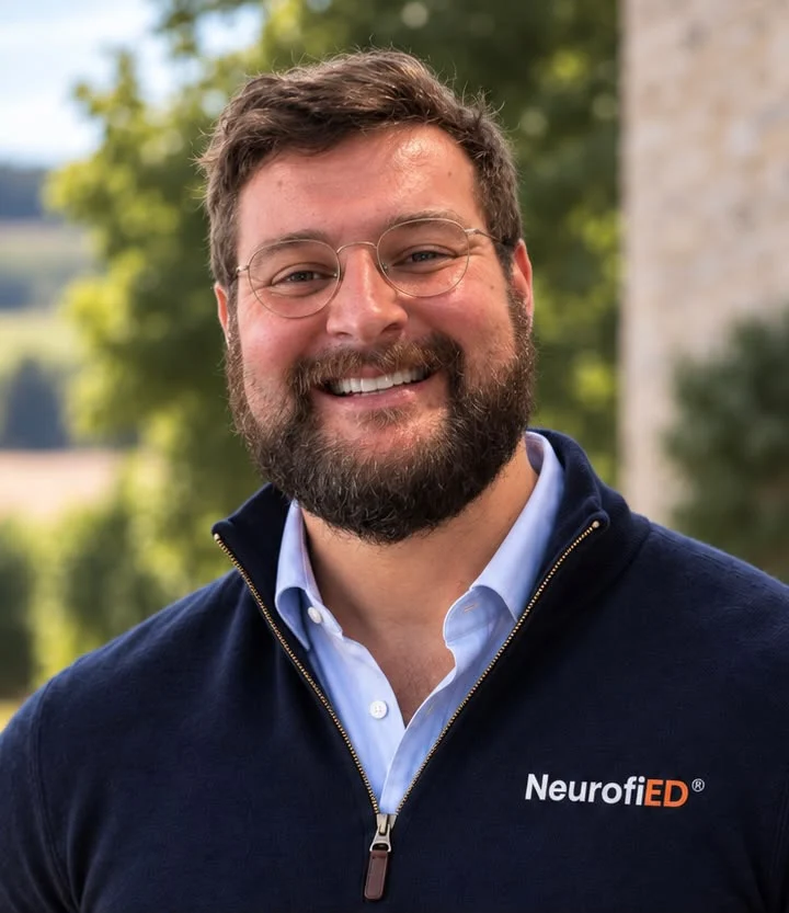 Luke Knightly-Jones, founder of NeurofiED